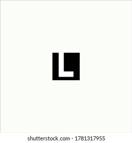 Buchstabe L Logo. J Letter Design Vector mit SCHWARZ-WEISSEM KONZEPT-BILDUNG 