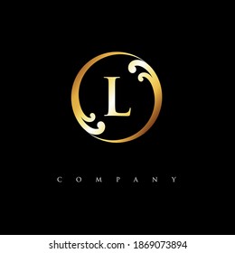 letter L logo design vector