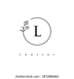 vector de diseño del logotipo L de letra