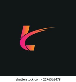 Letter L Logo Design Vektorvorlage.