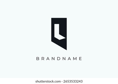 Letter L logo design vector template. Licon.