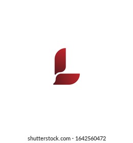 letter l logo. l logo with gradient style for business or company