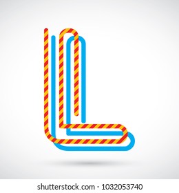 Letter L logo icon design template elements