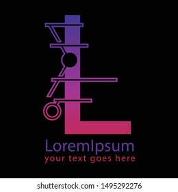 Letter L logo icon design template elements