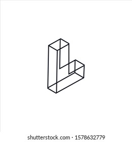 Letter L logo icon design template.