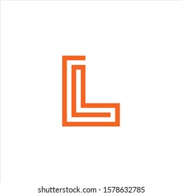 Letter L logo icon design template.