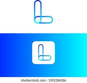 Letter L logo icon design template elements