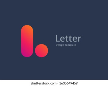 Letter L logo icon design template elements