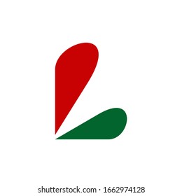 Letter L logo. Icon design. Template elements - vector sign