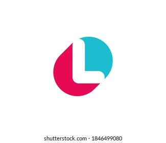 Letter L logo icon design template elements