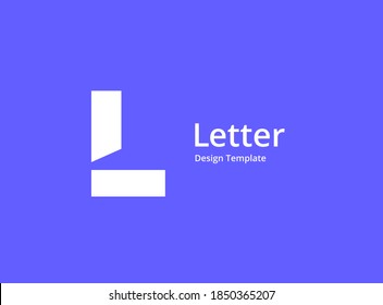Letter L logo icon design template elements