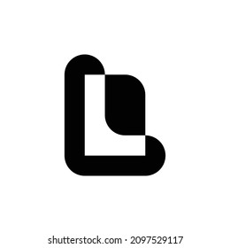 Letter L logo. Icon design. Template elements. Geometric abstract logos