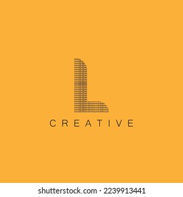 Letter L logo icon design template elements