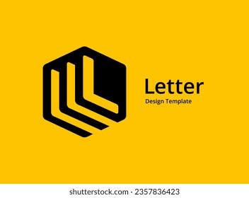 Letter L logo icon design template elements