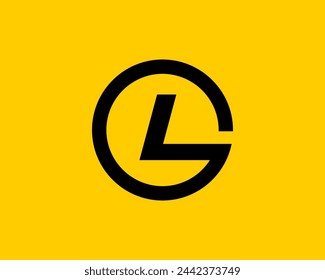 Letra L elementos de plantilla de diseño de icono de logotipo