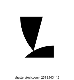 Letter L logo. Icon design. Template elements. Geometric abstract logos