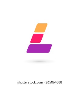 Letter L logo icon design template elements 