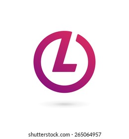 Letter L logo icon design template elements 