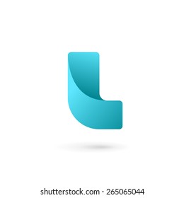 Letter L logo icon design template elements 