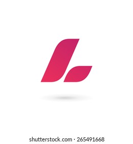 Letter L logo icon design template elements
