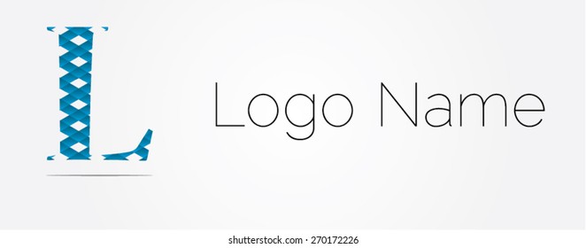 Letter L logo icon design template elements