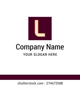 Letter l logo icon design | alphabet letter | Stylish Colorful typographic template elements | shiny icon template | corporate identity