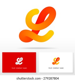 Letter L logo icon design template elements - Illustration.
Letter L logo icon design - vector sign. Business card templates.