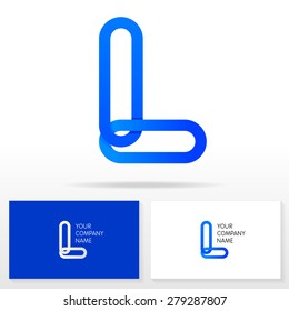 Letter L logo icon design template elements - Illustration.
Letter L logo icon design - vector sign. Business card templates.