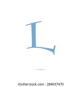 Letter l logo icon design template elements, vector