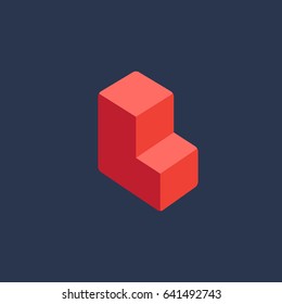 Letter L logo icon design template elements