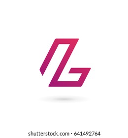 Letter L logo icon design template elements