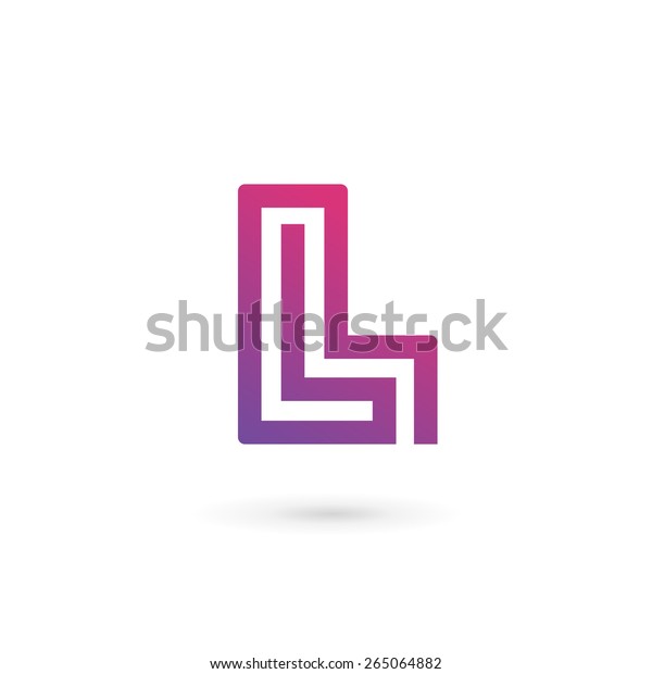 Letter L logo icon\
design template elements\
