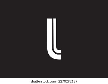Letter L logo icon and monogram logo design