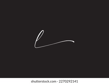 Letter L logo icon and monogram logo design