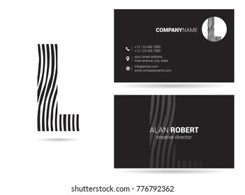 Letter L logo icon vector