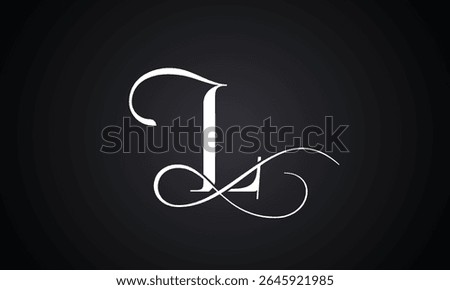 Letter l logo with infinity combination. Modern trendy initial luxury l letter logo design. Royal premium letter l logo design vector template.