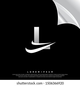 letter L logo. modern design. vector icon illustration