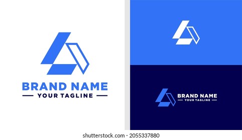 LETTER L LOGO MONOGRAM TECHNOLOGY EDITABLE