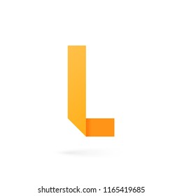 Letter L logo on white background