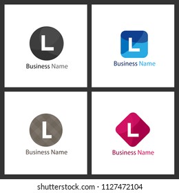 Letter L Logo Set Design