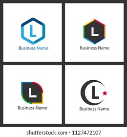 Letter L Logo Set Design