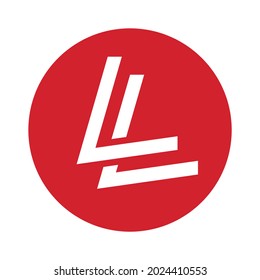 letter l logo , simple and clean
