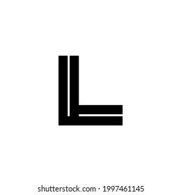 Das Logo des Buchstaben L ist einfach, aber elegant