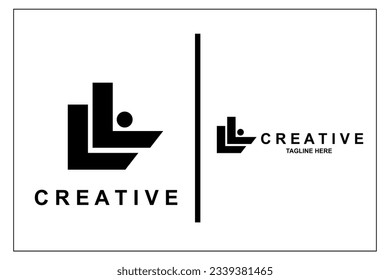 the letter L logo is suitable for use in any case, be it industry, business, etc