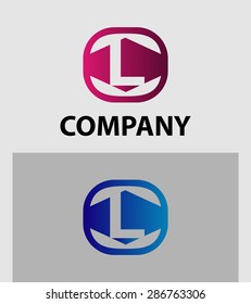 Letter L logo / symbol - vector icon 
