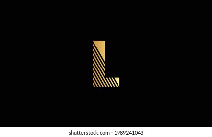 
Vector de plantilla de logotipo L de la letra. Vector de logotipo de monograma L. vector de símbolo L.
