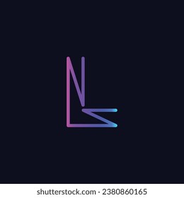 Letter L Logo Template vector Abstract Monogram Symbol