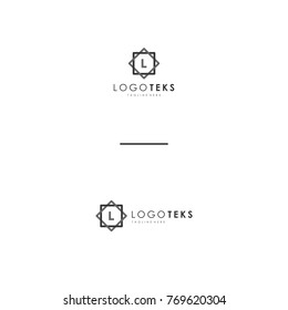 letter L logo templates
