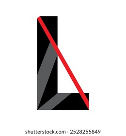 letter l logo that is unique and simple