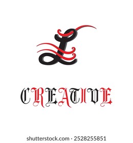 Logotipo de la letra L que es único y simple